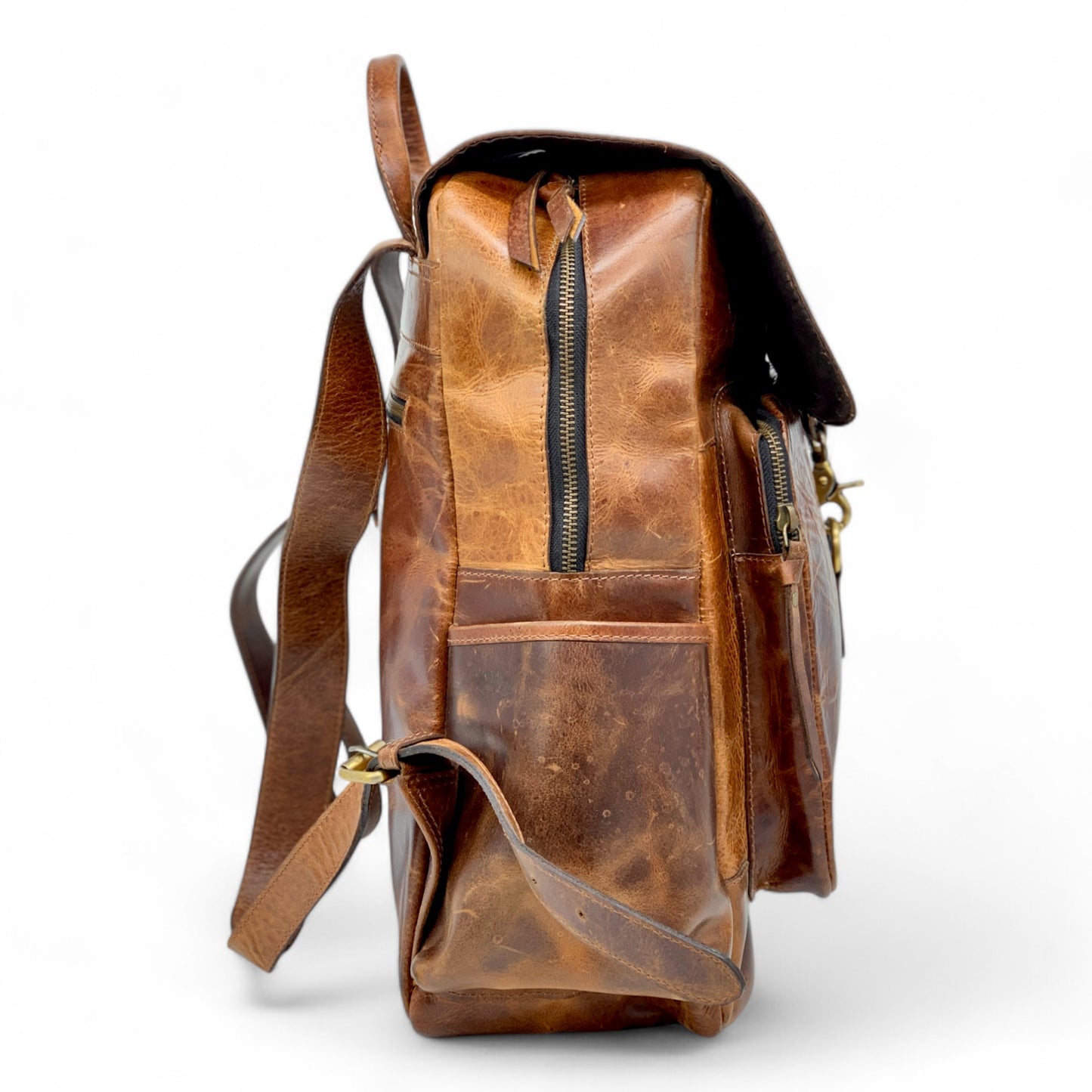 Buffalo Leather Backpack Large
