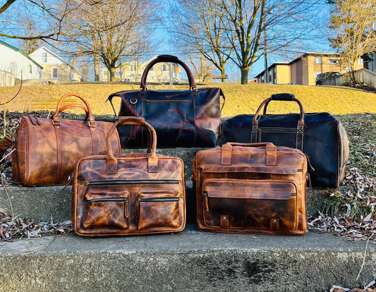 Handmade Leather Bags, Crossbody Chic & Travel Duffle Must-Haves