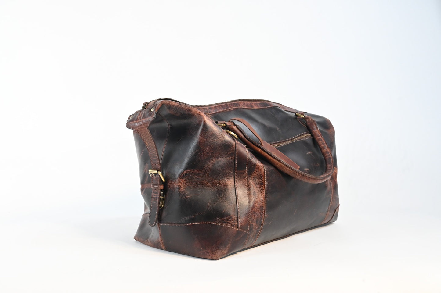 Duffel Bag Full Grain Leather Handcrafted Luxury Bag