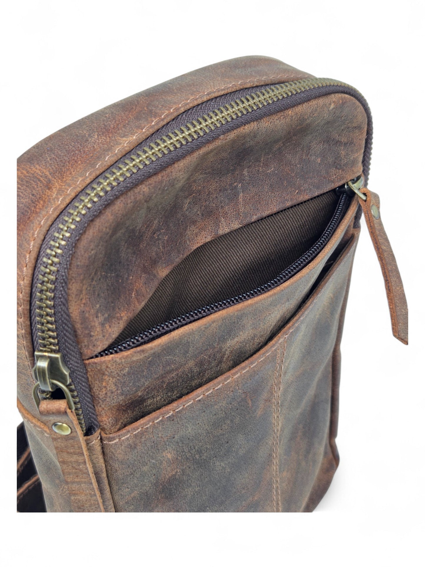 Cross Body Bag Buffalo, sling bag, Phone Purse Crossbody Bag, Leather Phone Sling Bag