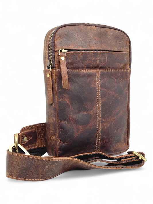 Cross Body Bag Buffalo, sling bag, Phone Purse Crossbody Bag, Leather Phone Sling Bag