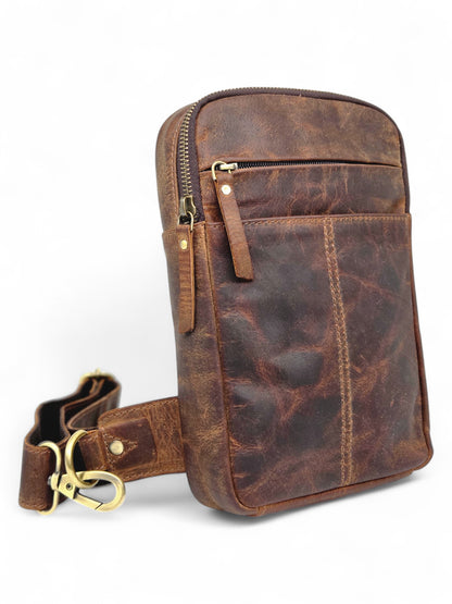 Cross Body Bag Buffalo, sling bag, Phone Purse Crossbody Bag, Leather Phone Sling Bag