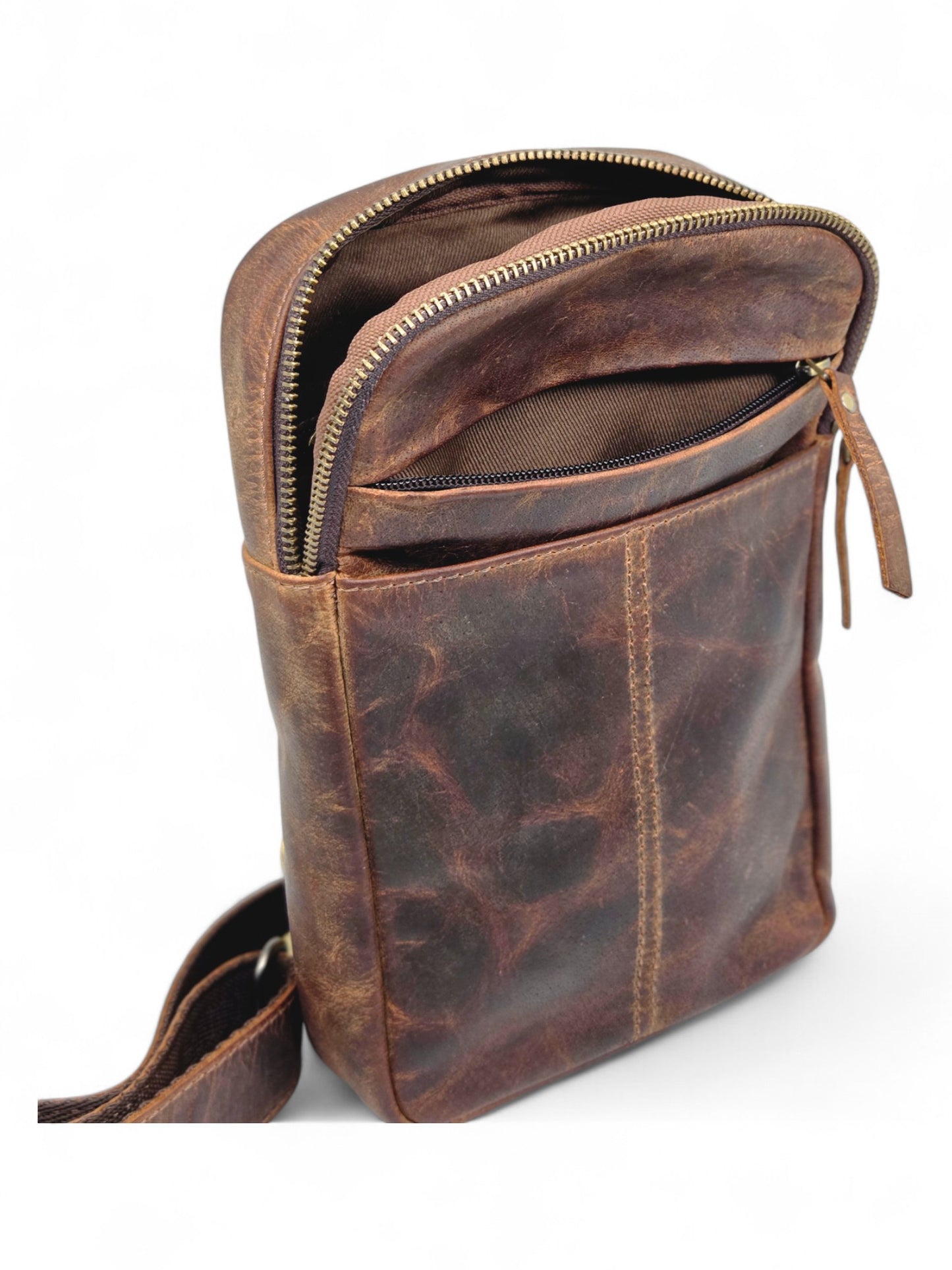 Cross Body Bag Buffalo, sling bag, Phone Purse Crossbody Bag, Leather Phone Sling Bag