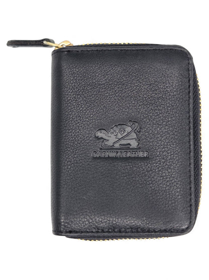 Premium Zip-Around Leather Card Wallet by Darnik Leather