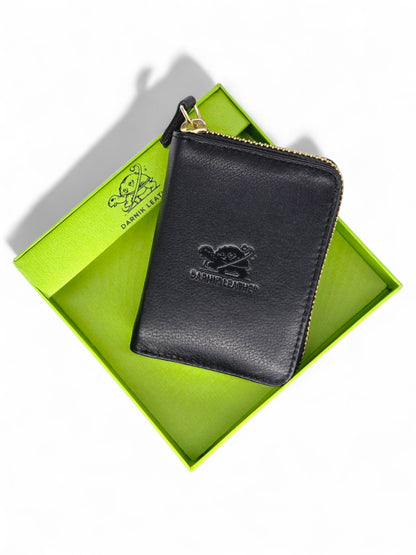 Premium Zip-Around Leather Card Wallet by Darnik Leather