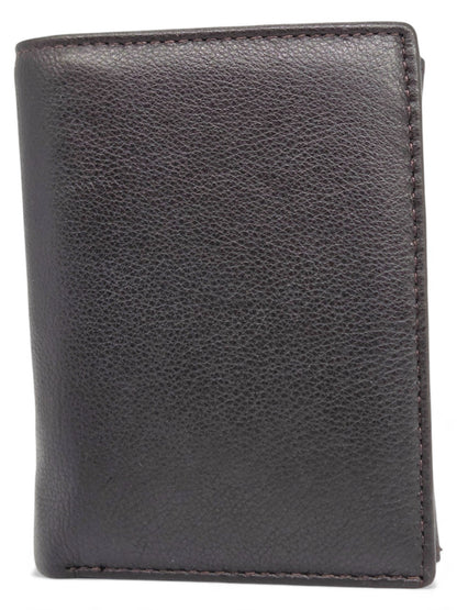Premium Genuine Leather Men's Tri-Fold Wallet by Darnik