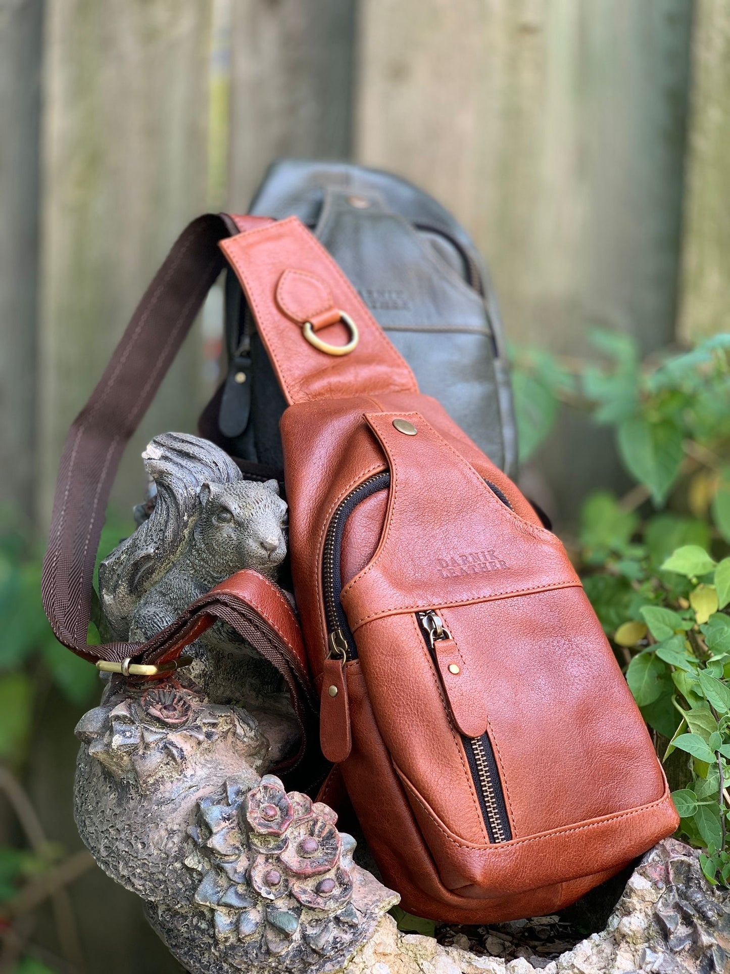 Cow Leather Chest Bag