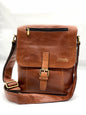 Cowhide Leather Satchel / Crossbody Bag