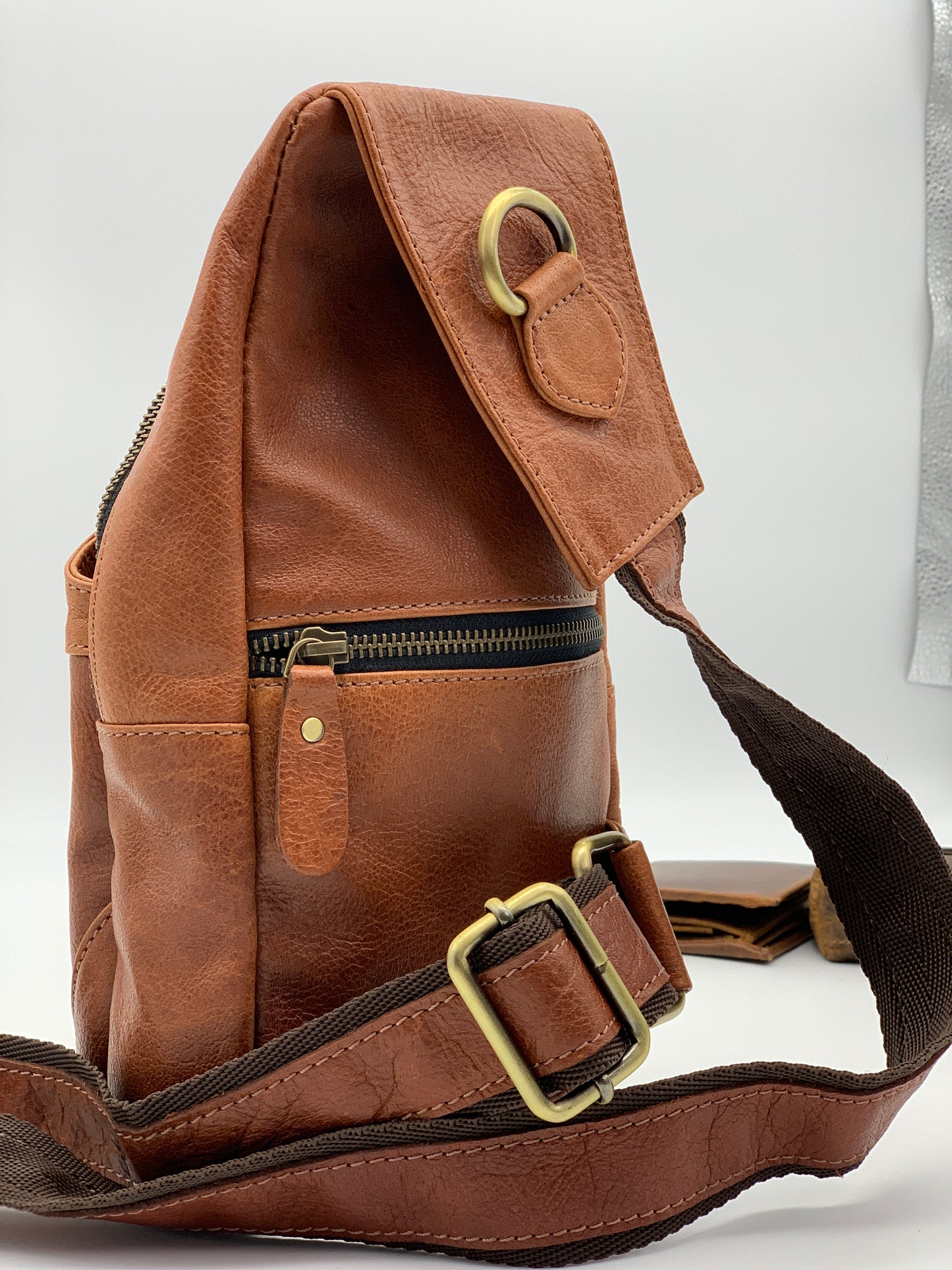 Cow Leather Chest Bag