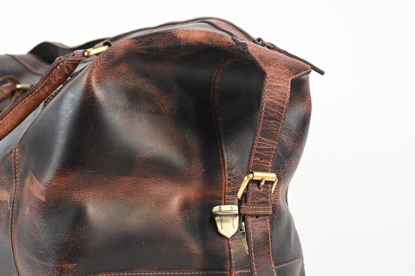 Duffel Bag Full Grain Leather Handcrafted Luxury Bag