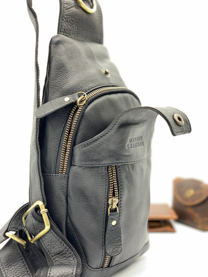 Cow Leather Premium Chest Bag