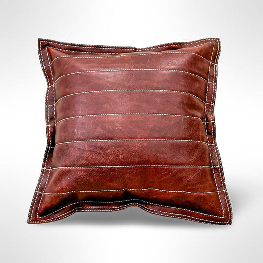 Handmade Leather Cushion Cover CowHide