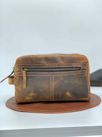 Buffalo Leather Dopp Kit