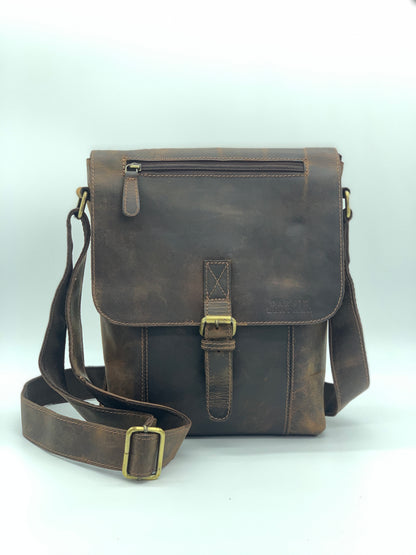 Buffalo Leather Satchel / Crossbody Bag