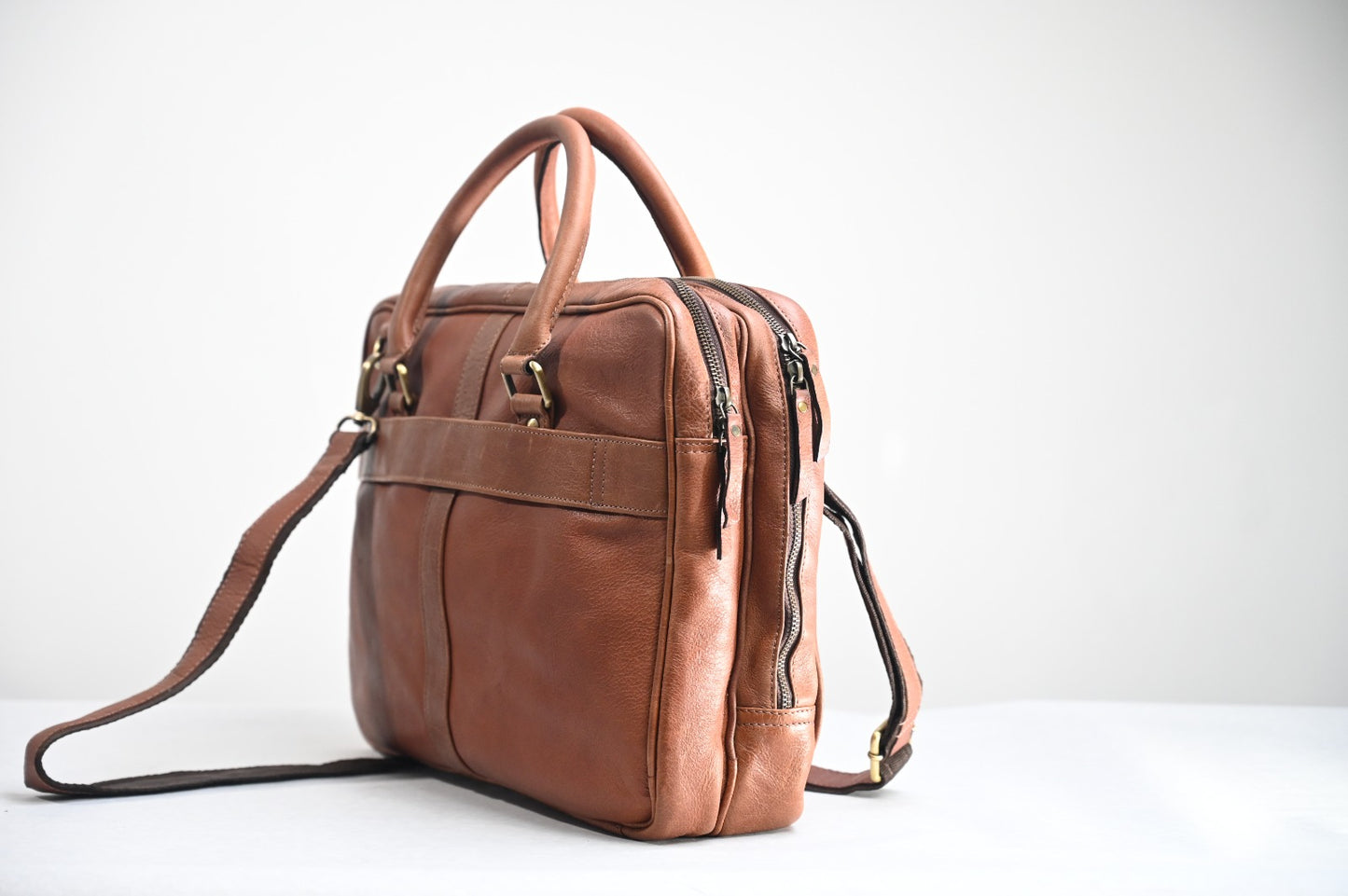 Leather Laptop Briefcase Premium Collection