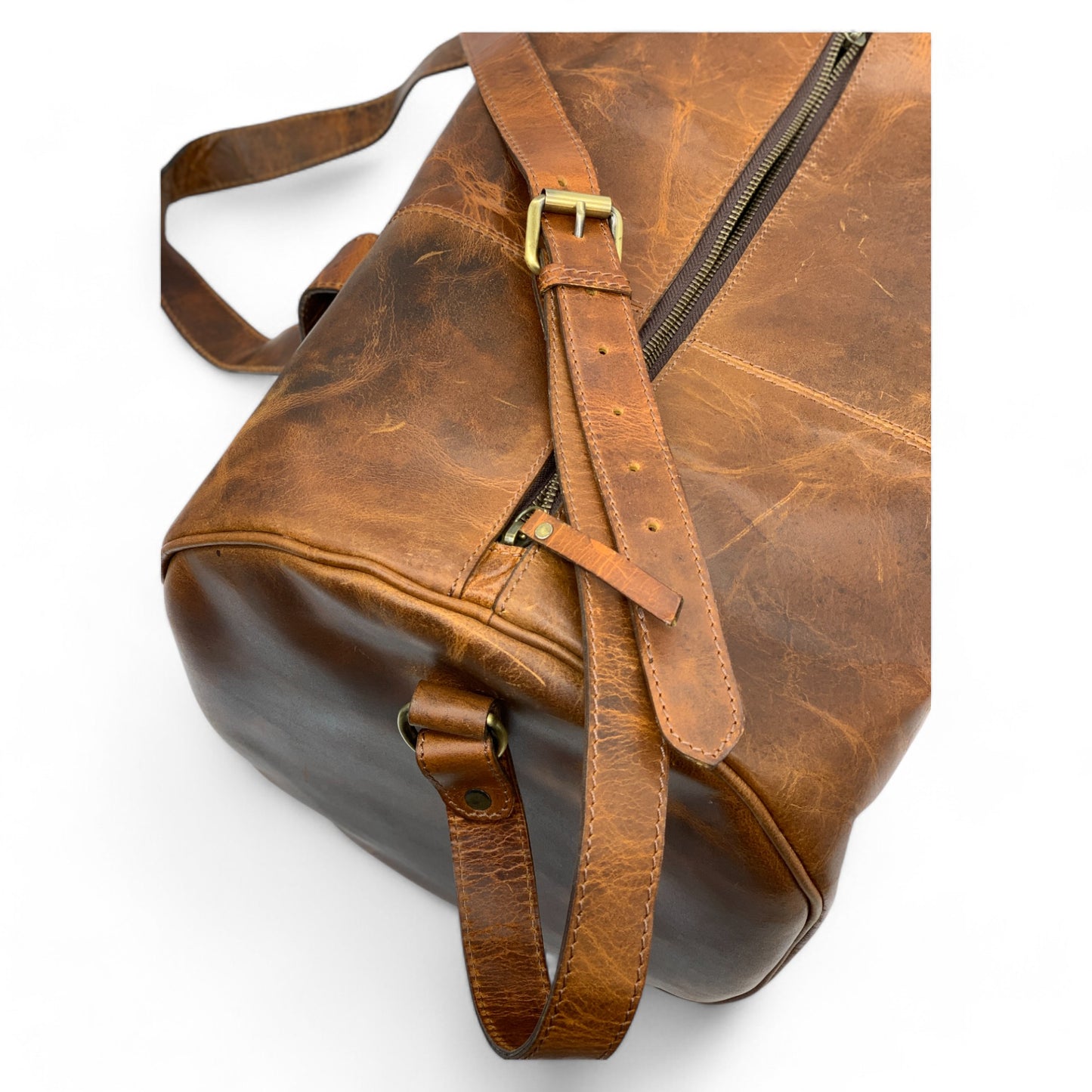 Buffalo Leather Gym/Weekend Bag