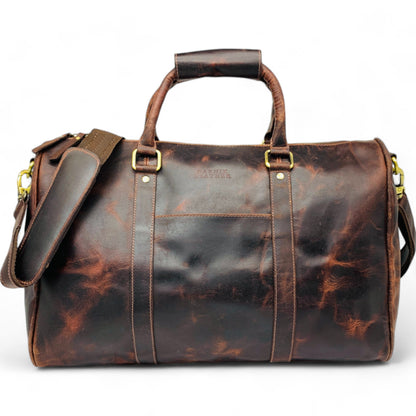 The Overnight Bag Buffalo Leather Duffle Unisex