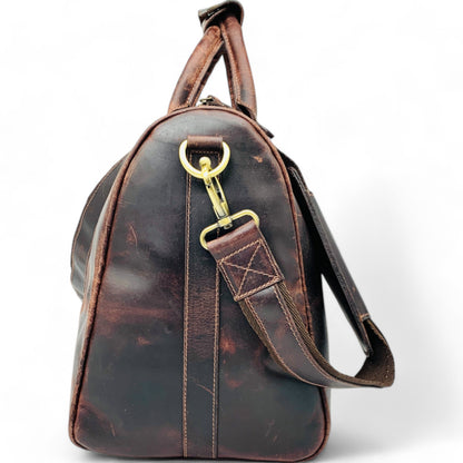 The Overnight Bag Buffalo Leather Duffle Unisex