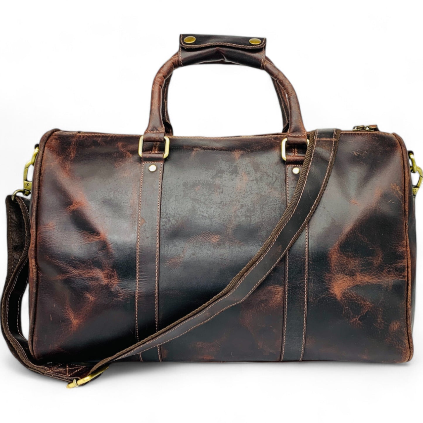 The Overnight Bag Buffalo Leather Duffle Unisex