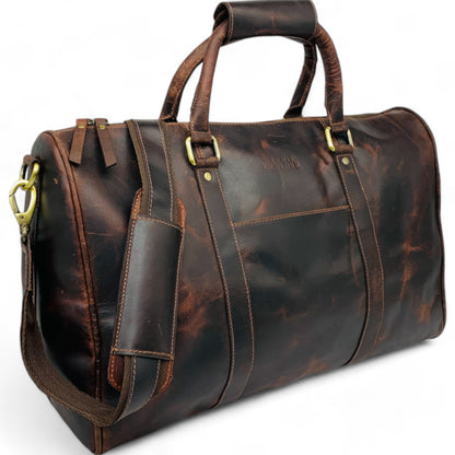 The Overnight Bag Buffalo Leather Duffle Unisex