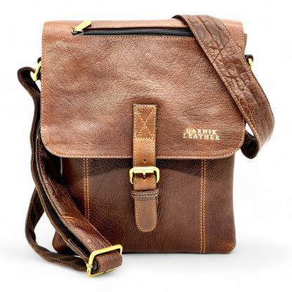 Bison Leather Satchel/ Crossbody Bad