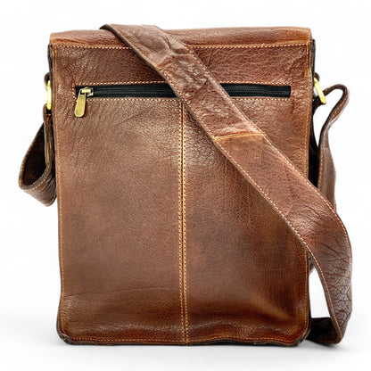 Bison Leather Satchel/ Crossbody Bad