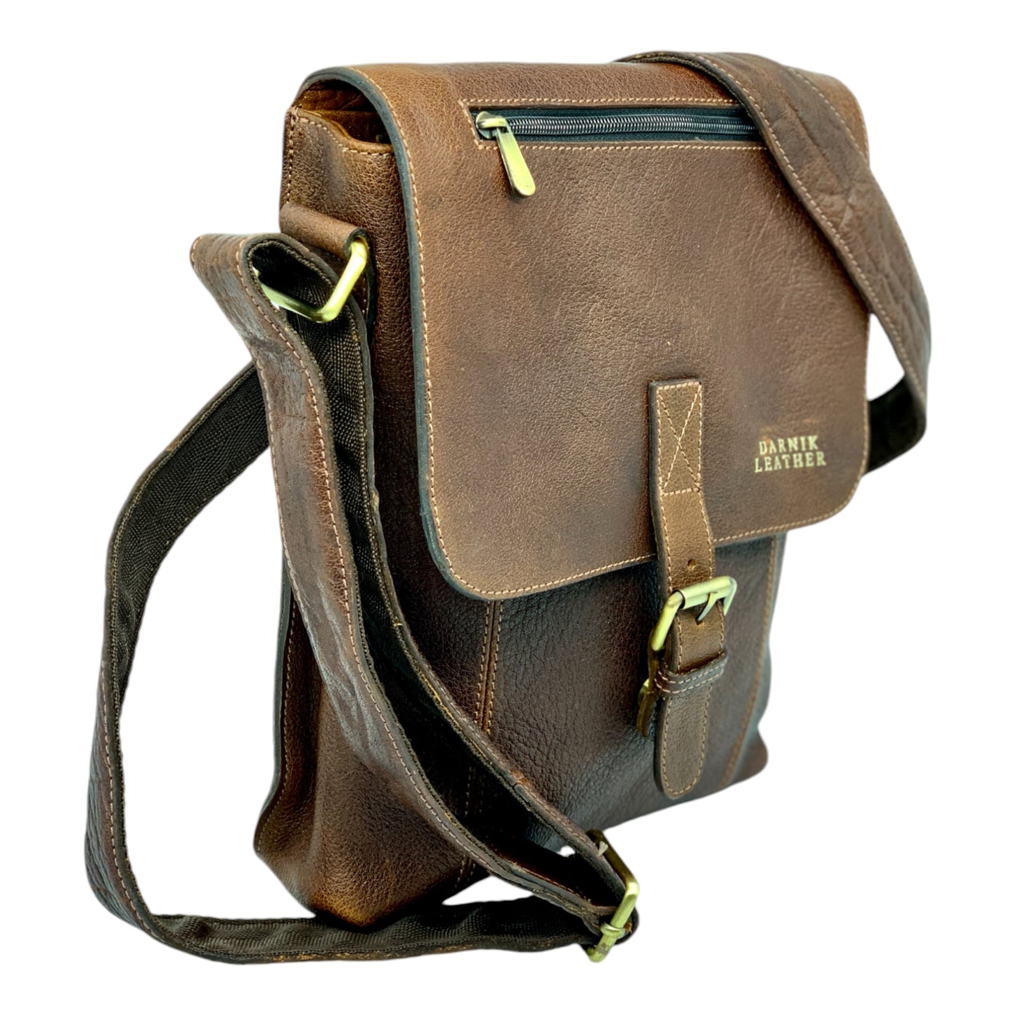 Bison Leather Satchel/ Crossbody Bad