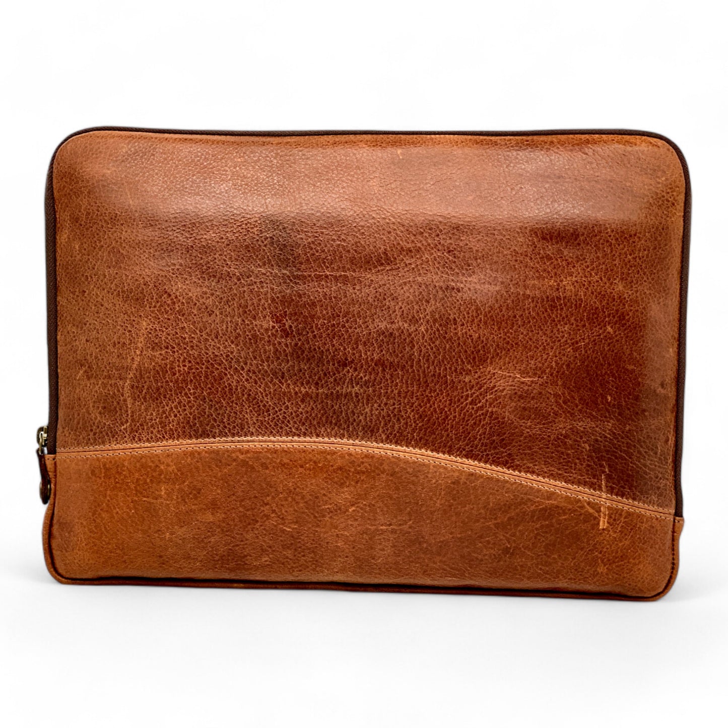 Cow Leather Laptop Sleeve/Portfolio Bag