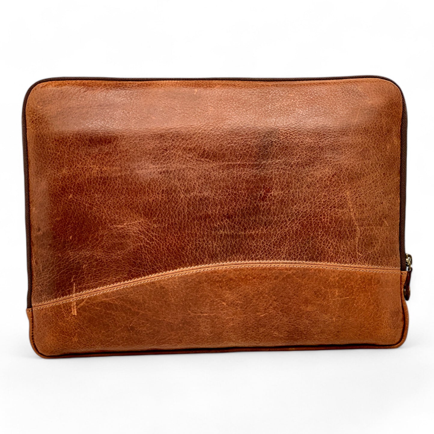 Cow Leather Laptop Sleeve/Portfolio Bag