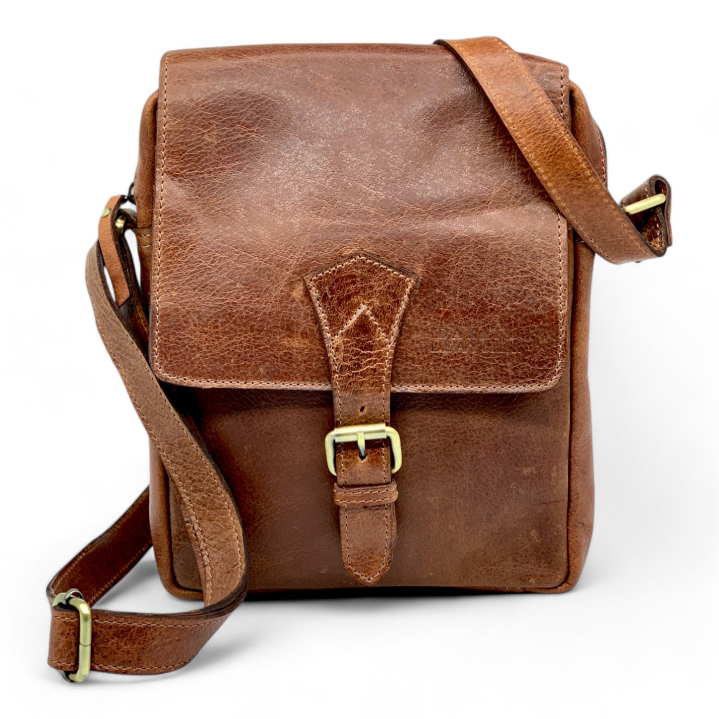 Bison Leather Shoulder Sling Bag Unisex