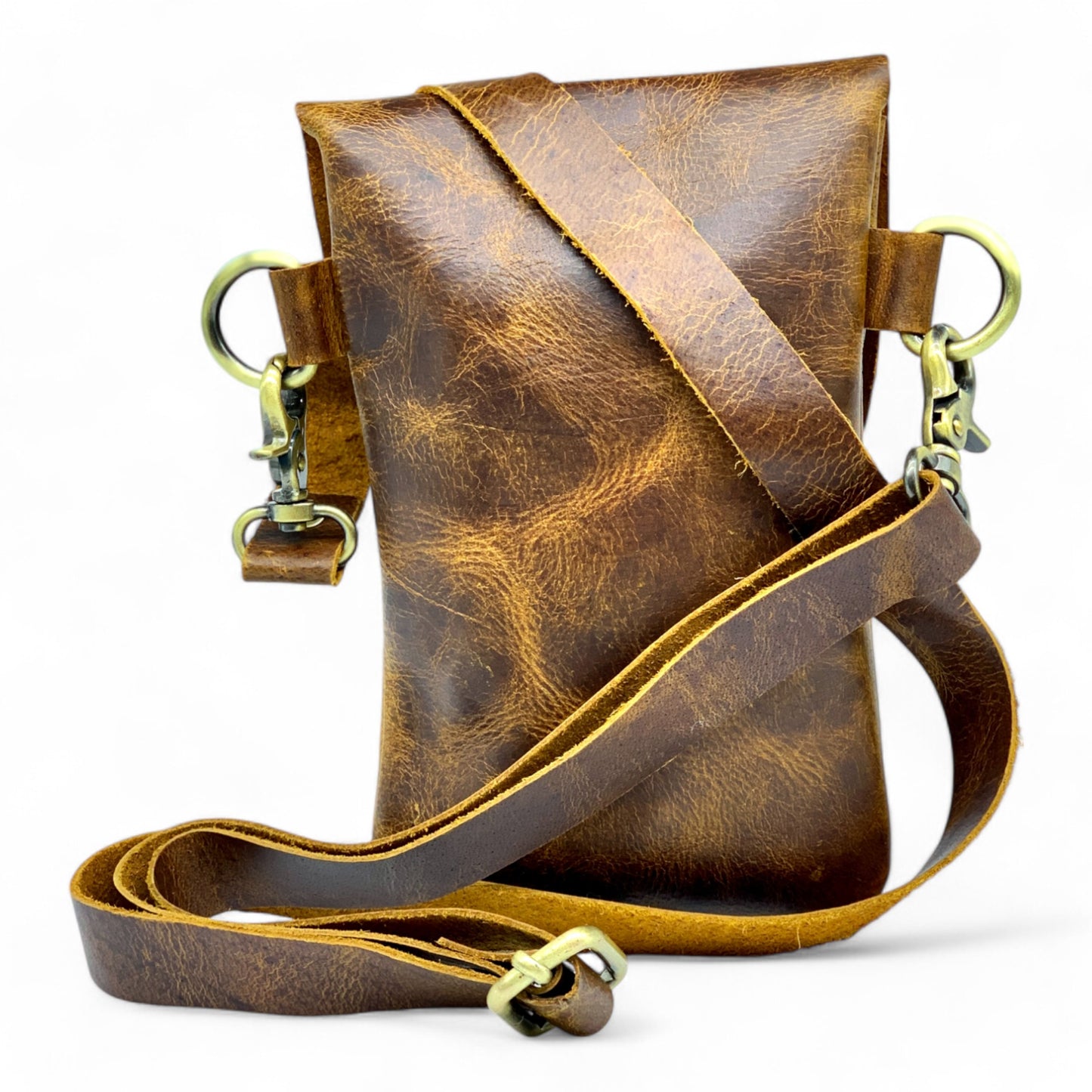 Buffalo Leather Phone Bag / Crossbody Small Bag