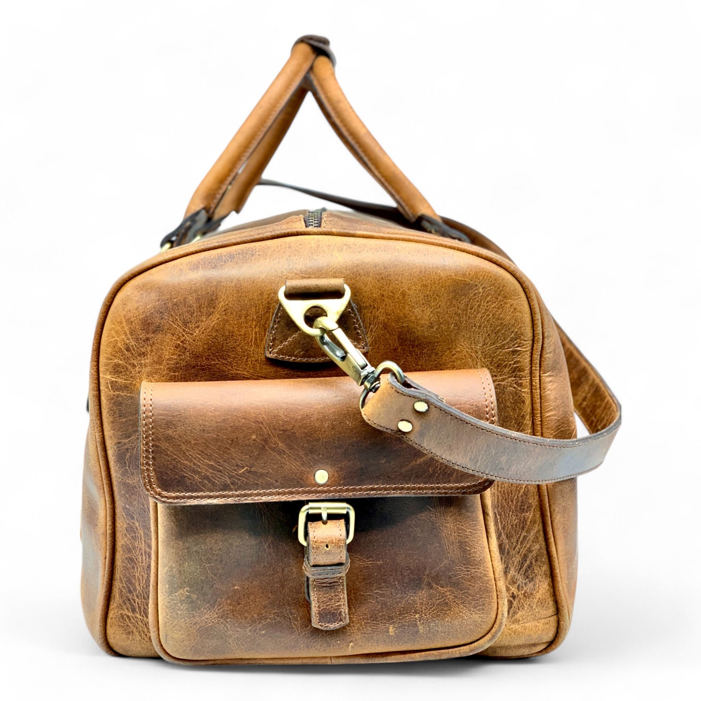 Buffalo Leather Travel Bag