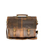 Hunter Brown Buffalo Leather Briefcase