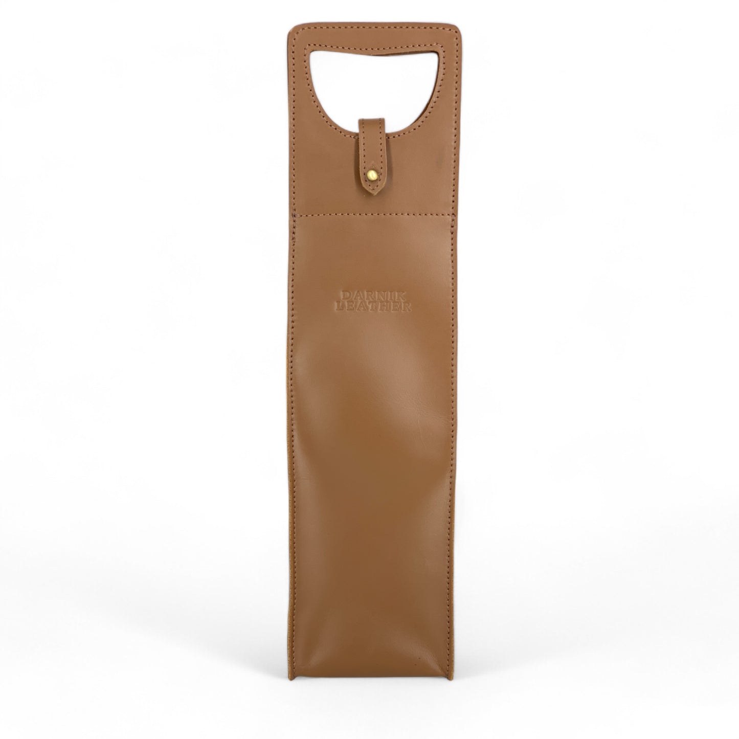 Cow Leather Wine Tote Bag