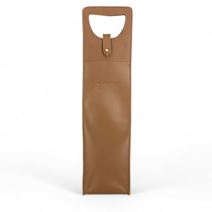 Cow Leather Wine Tote Bag