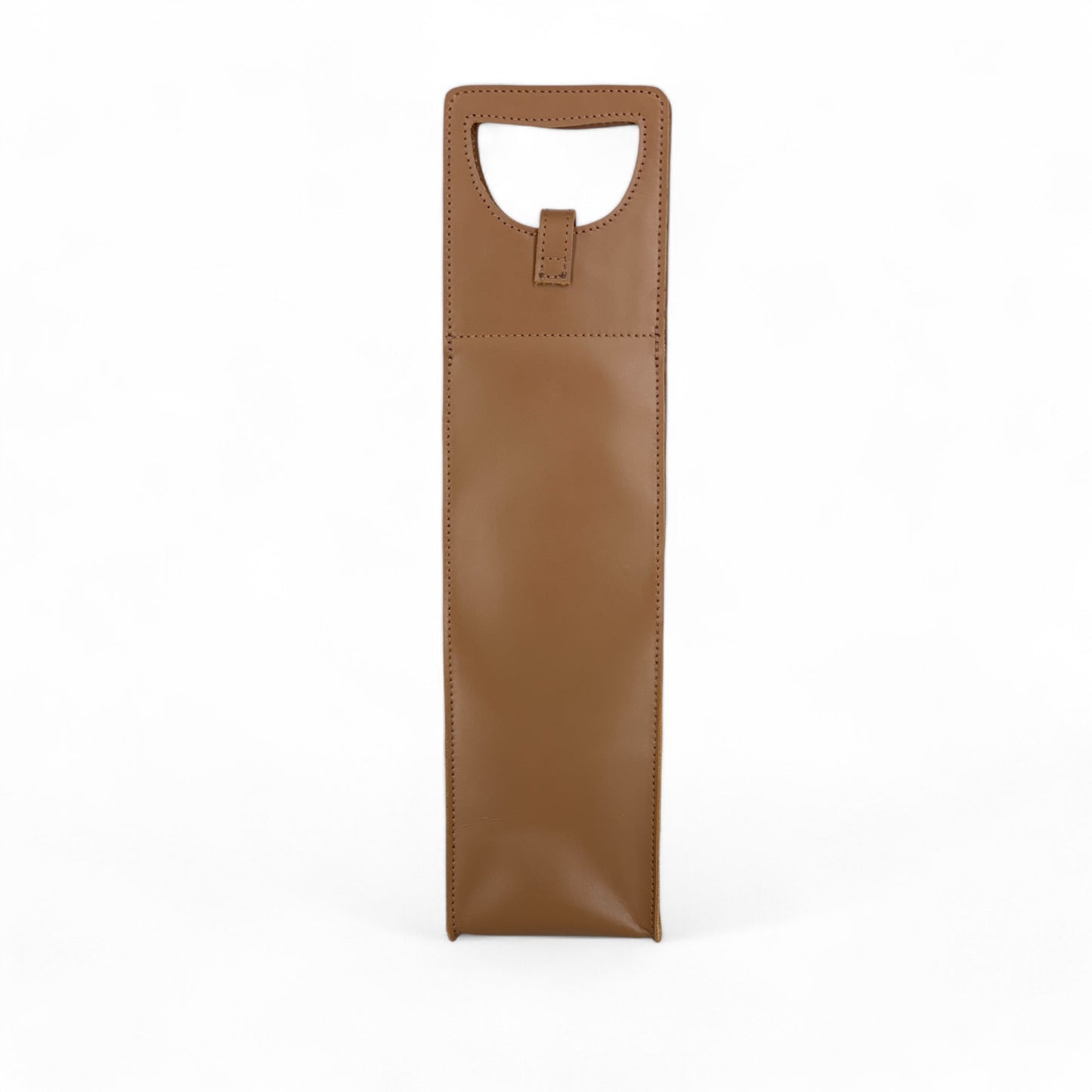 Cow Leather Wine Tote Bag