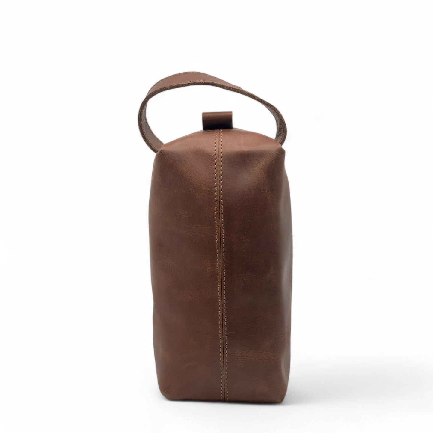 Buffalo Leather Toiletries Bag (Dopp Kit)