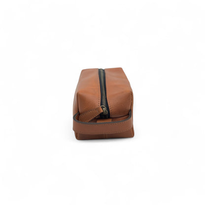 Buffalo Leather Toiletries Bag (Dopp Kit)