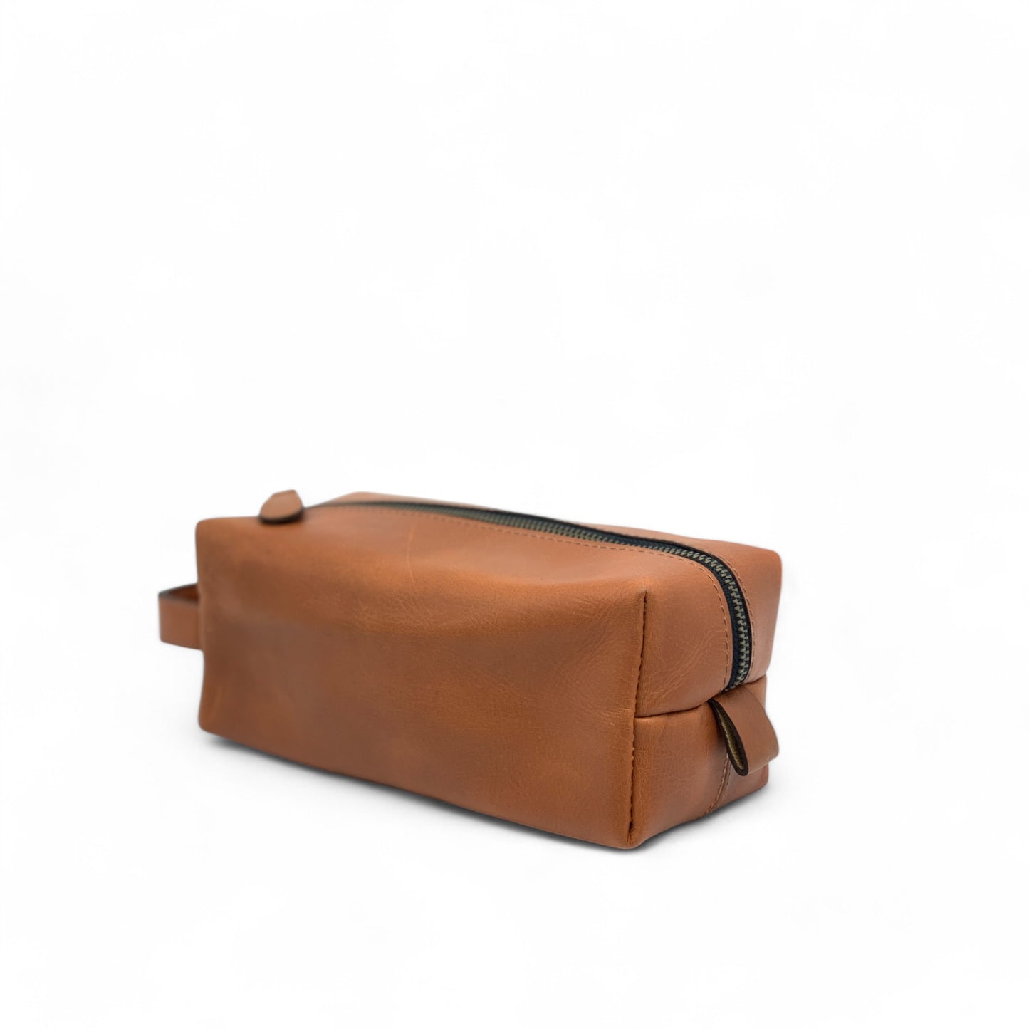 Buffalo Leather Toiletries Bag (Dopp Kit)