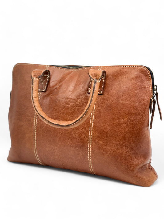 Vintage Leather Laptop Hand Bag