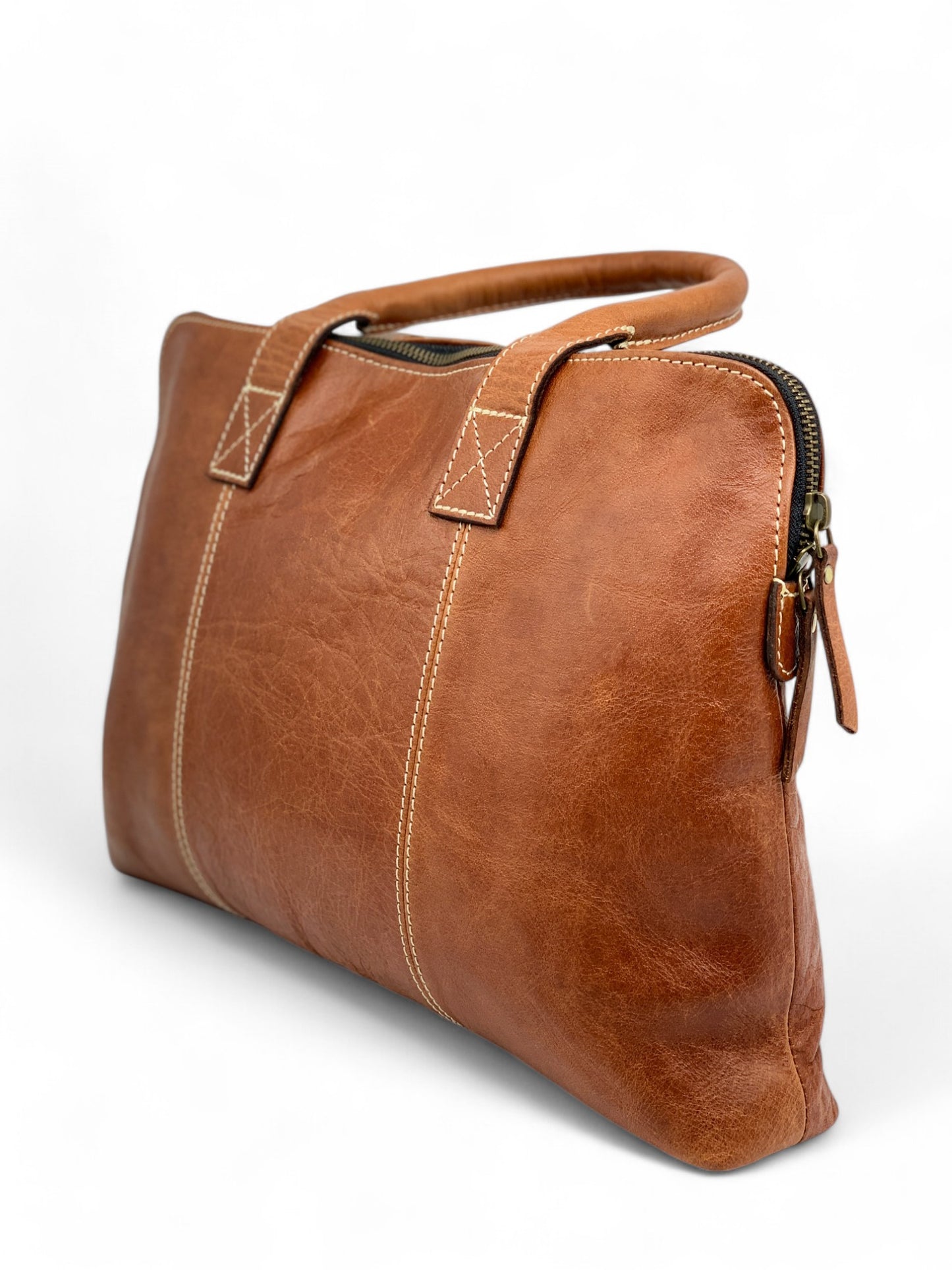 Vintage Leather Laptop Hand Bag