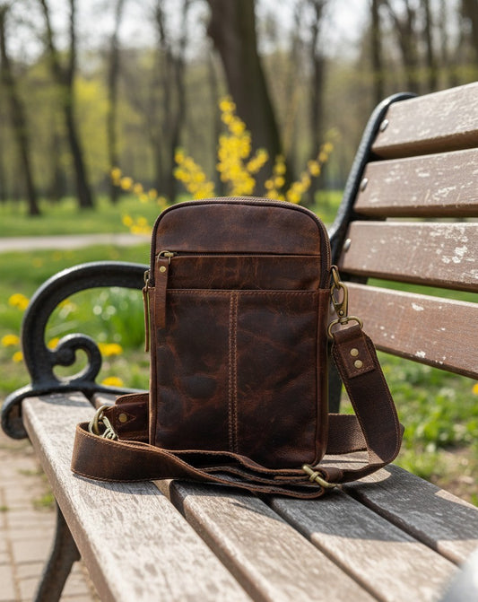 Cross Body Bag Buffalo, sling bag, Phone Purse Crossbody Bag, Leather Phone Sling Bag