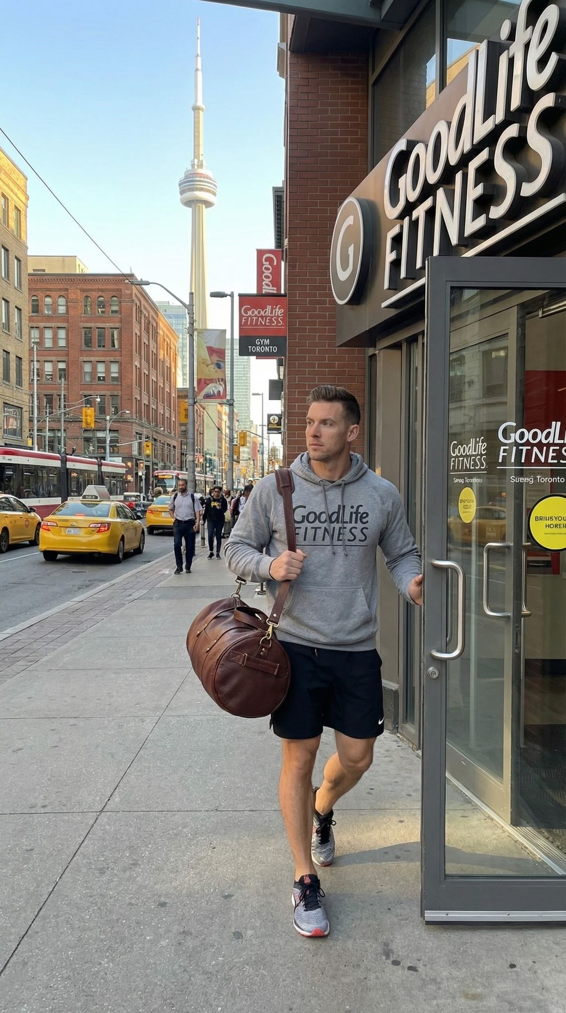 Premium Bison Leather Duffle Bag for Travel & Daily Use